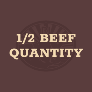 1/2 Beef